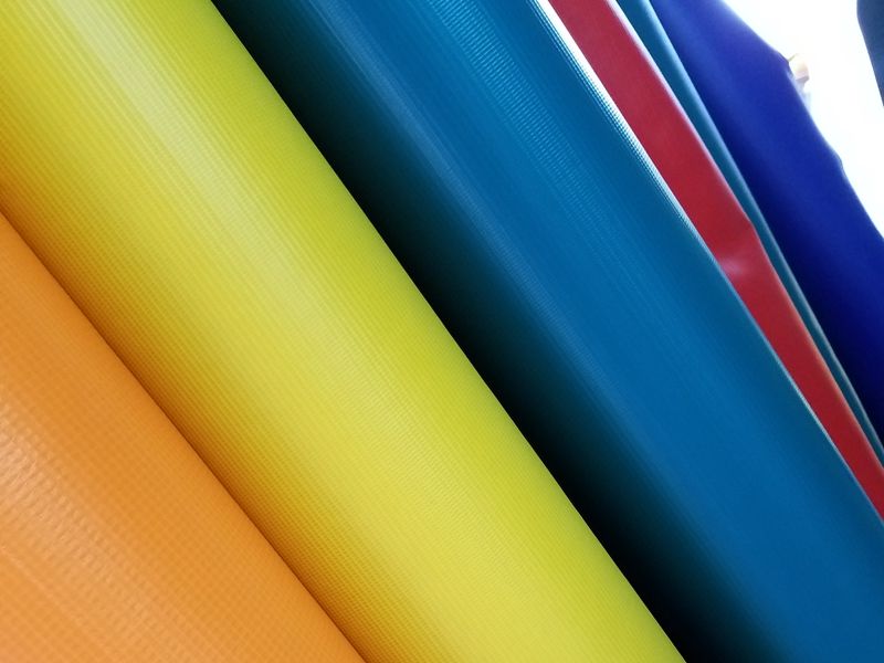 High Strength Waterproof PVC Tarpaulin , PVC Laminated Tarpaulin For Agricultural
