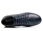 OEM / ODM Casual Leather Oxford Shoes , Mens Genuine Leather Sneakers