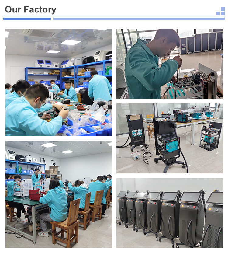 Stationary Q Switched Nd Yag Laser Machine Professional Pico Laser Tattoo Removal Machine 808nm
