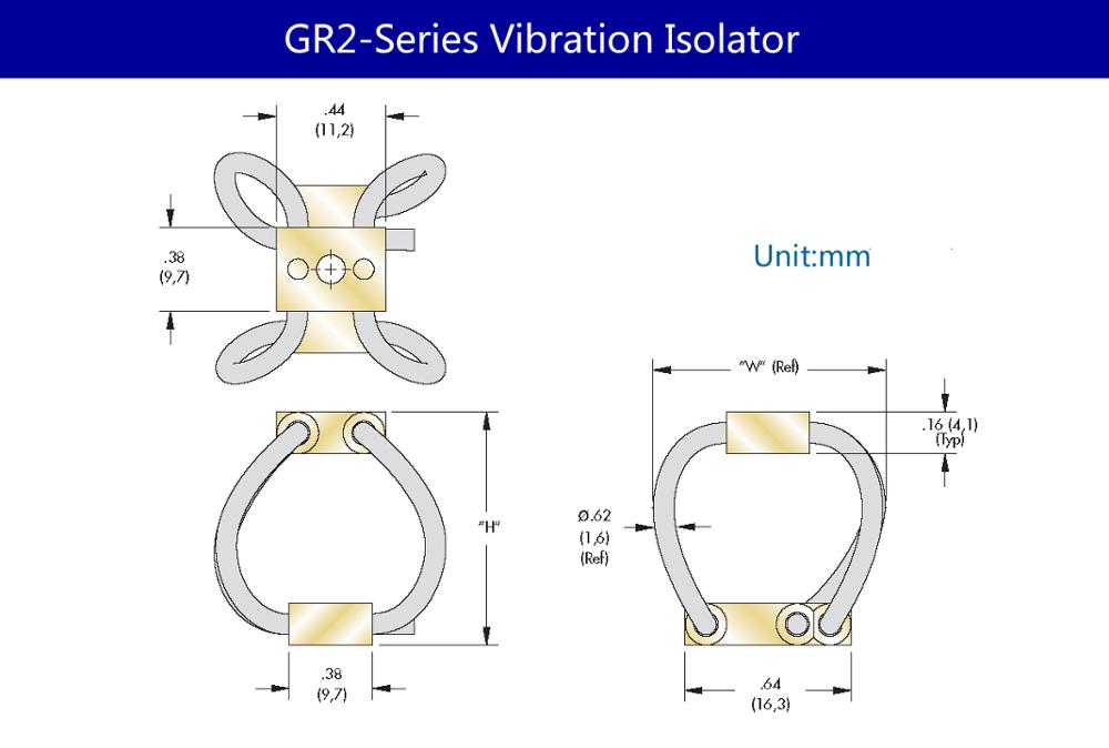 Factory price wire rope isolator for photographic equipment
