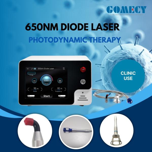 Revolutionary 650nm Photodynamic Therapy Laser Machine for Non-toxic and