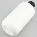8.45oz/250ml White HDPE Body Lotion Shampoo Bottle, Shower Gel Cream Cosmetic
