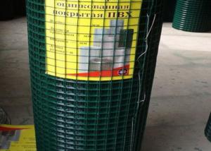Wholesale 25.4mm Green Vinyl Coated Welded Wire Mesh Panels BWG 16 Gauge from china suppliers