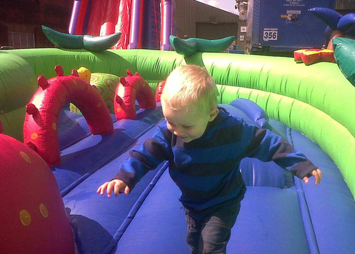 Safety Jungel Seaworld Adventure Inflatable Toddler Playground 24ft x 16ft x 6ft