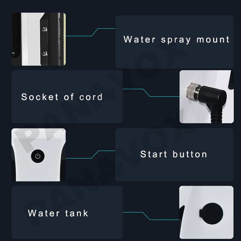 High Suction App Controlled Window Glass Cleaner Robot With 500mAh Battery Capacity