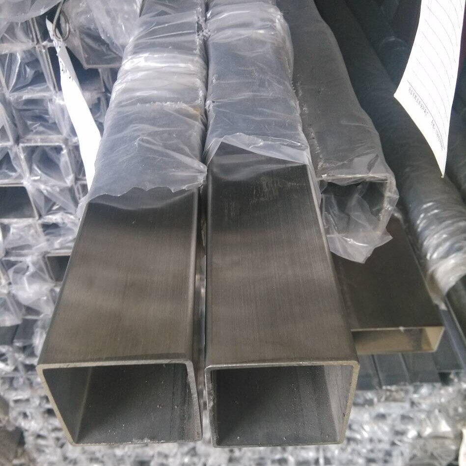 Grade 304 Stainless Steel Square Pipe / Rectangle Pipe Tube Welded Stainless Steel Pipes