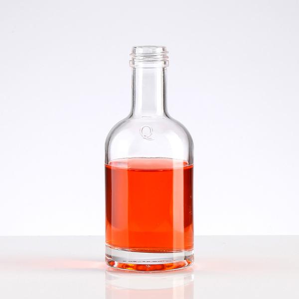 50ml 100ml 250ml Glass Spirit Bottles with Screw Cap Hot Stamping Surface