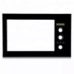 Apartment Microwave Oven Decorative Black White Ceramic Gas Oven Door Glass in