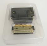 34J Pin Plastic Metal Servo Motor Connectors IP67 DIN40050 Gray Color