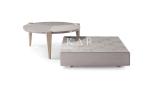 Contemporary Living Room Table 3 Leg Round Wood Coffee Table W009H2