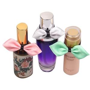 Wholesale Cosmetic Perfume Bottle Neck Silk Satin Ribbon Bow Tie BSCI Sedex SGS from china suppliers