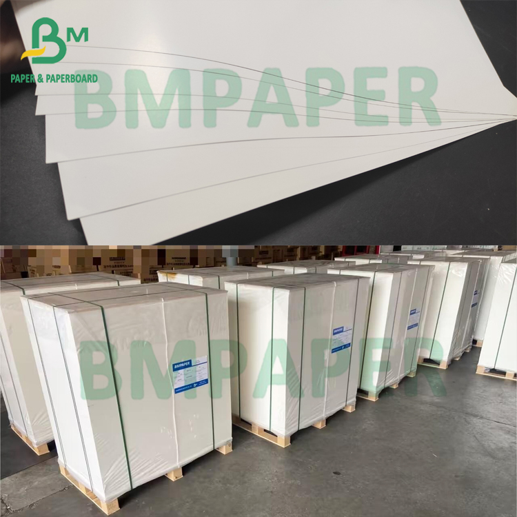  70lb 80lb Gloss Text Double Side Gloss Coated White Paper 26 X 33"