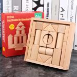 Large 22PCS Jumbo Wooden Building Blocks Classic Castle 17.5cm