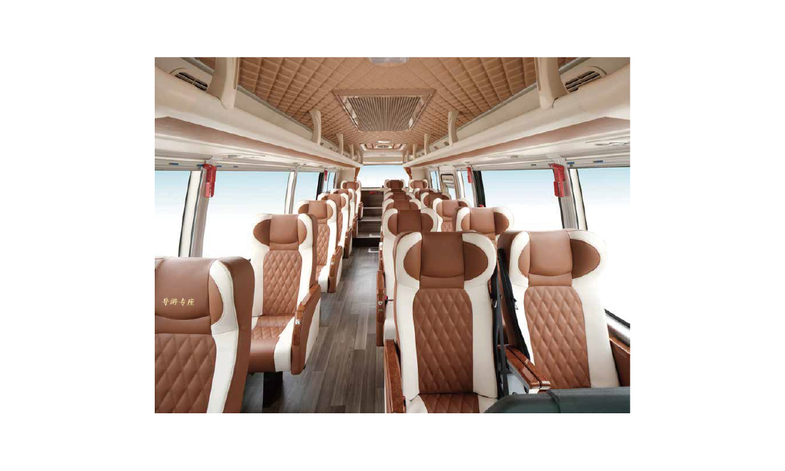 Manual Transmission Luxury Used Coach Bus 9m 38 Seater Passenger Bus with Engine