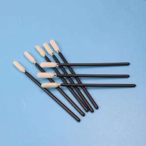 Wholesale TX746 Low Particle Out Black Handle Sponge Foam Tip Cleanroom Swab For Printer Cleaning from china suppliers