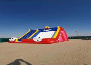 Wholesale Summer Huge Giant Blow Up Slip And Slide Large Play Area Strong People Bearing Capacity from china suppliers