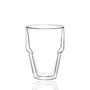 Wholesale ODM 323ml Double Walled Insulated Coffee Glass Cups from china suppliers