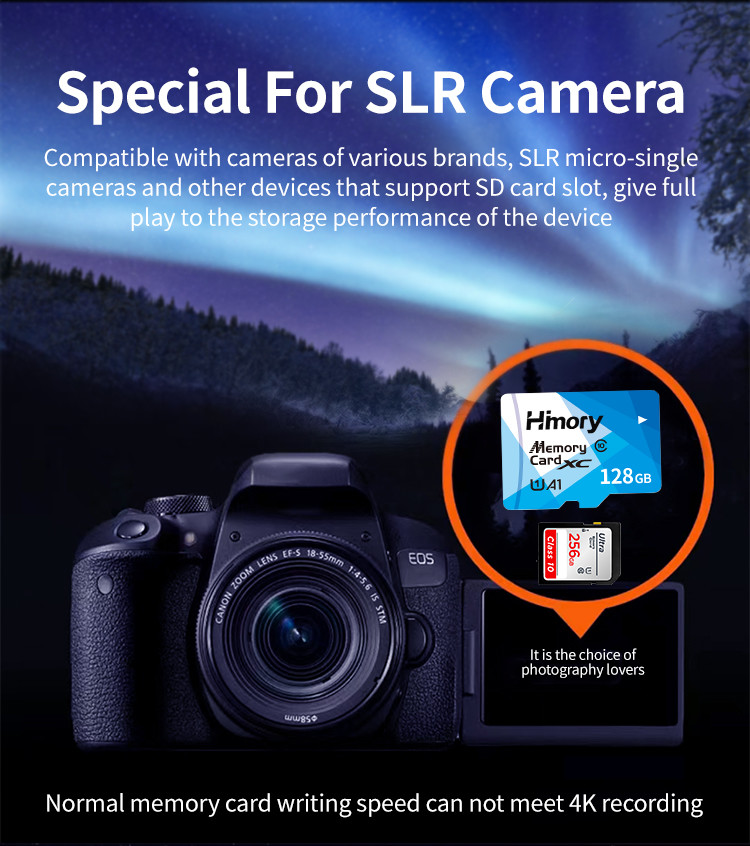OEM 128gb 256gb Memory Cards Chip Memory Card Storage For Camera