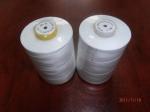raw White Polyester Yarn , dye tube Polyester Ring Spun Yarn