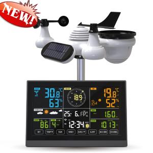 Wholesale Remote Weather Station UVI Light Wireless Weather Station With Rain Gauge 7 In 1 from china suppliers
