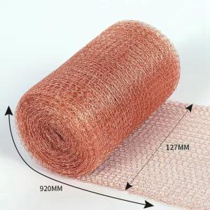 Wholesale Knitted Copper Mesh Rats 100mm 127mm High Temperature Resistance from china suppliers