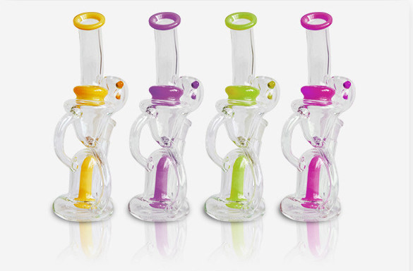 Borosilicate Herb Weed 1.8Meter Tobacco Glass Pipe