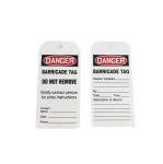 Width 7.62cm PVC Danger Safety Lockout Tags Industry Equipment Locked