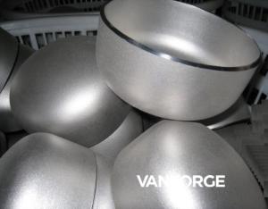 Wholesale Duplex / Austenitic Stainless Steel Buttweld Caps , Butt Weld End Cap from china suppliers
