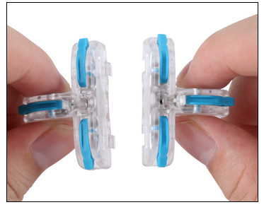 1 In 2 Out Terminal Block T Type Wire Junction Connector