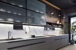 L Shaped Lacquer Kitchen Cabinet Tailored Custom Modern Kitchen Cabinets