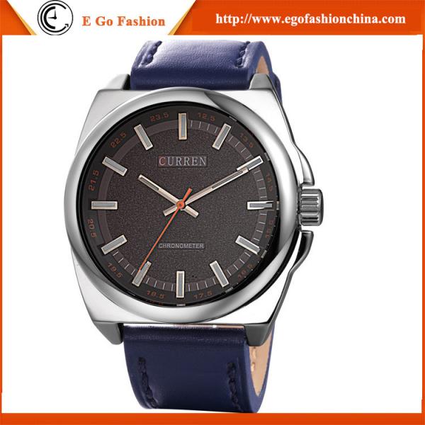 Business Watch Cool Man Watch Classic Watches for Men Leather Watch Big Dial