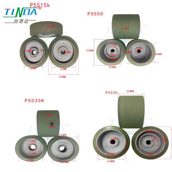 Durability P5535/P5515/P5550 Rubber Wheel For Industrial Sewing Machine Spare