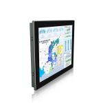 Stainless Steel 15" Capacitive Touch Monitor 1500nits Sunlight Readable