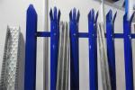 High Strength Palisade Fence Powder Coated Industrial Euro Style Fence Panel