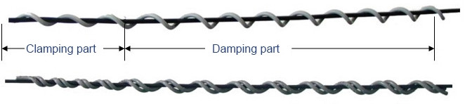 DA-ADSS-SVD Spiral Vibration Damper，High strength,