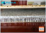 900x900 Sized Marble Stone Aluminum Honeycomb Sandwich Panels Flat 20mm