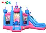 Waterproof Inflatable Bounce House Princess Frozen Carriage Bouncy Castle With