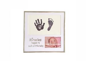Wholesale Unique Customized Baby Hand And Footprint Photo Frame For Full Moon Gifts from china suppliers