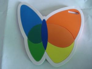 Wholesale Small Full Color Printing Cute PVC Luggage Tag For Travel Suitcase from china suppliers