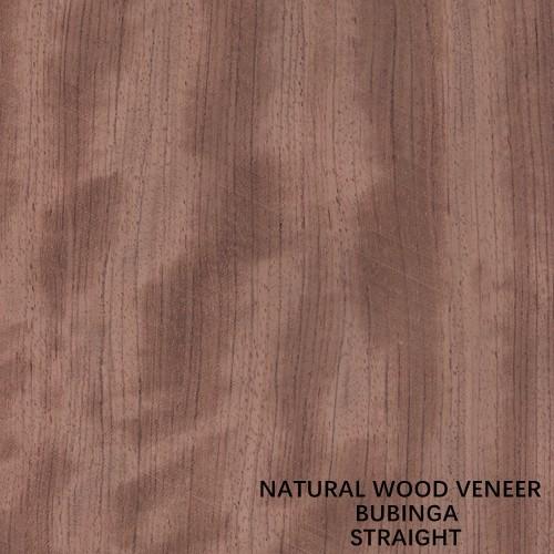 Straight 0.5mm Africa Natural Bubinga Wood Veneer For Furniture / Musical