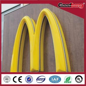 Wholesale Epoxy resin channel letter signs/acrylic vacuum forming mirror signs/metal alphabet signs from china suppliers