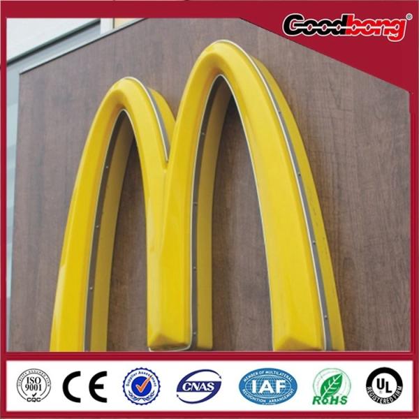 Epoxy resin channel letter signs/acrylic vacuum forming mirror signs/metal