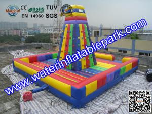 Wholesale Durable Outdoor Mobile Inflatable Rock Climbing Wall for Kids from china suppliers