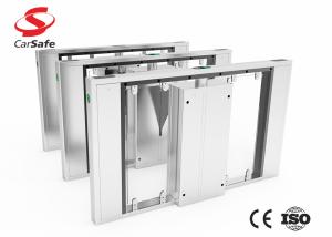 Wholesale Stainless Steel Flap Barrier Turnstiles Servo Motor RFID Face Recognition from china suppliers