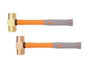 Non Sparking Sledge Hammer 3000g With Fiberglass Handle Copper Beryllium