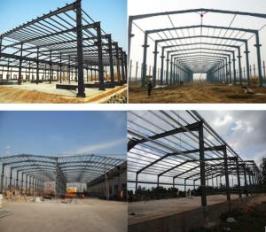 Wholesale Durable Prefab Metal Sheds , Stoving Varnish Steel Structure Prefabricated House from china suppliers