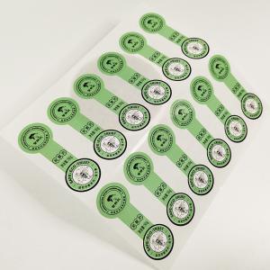 Wholesale Green Lollipop Food Adhesive Labels Die Cut Stickers For Sealing Boxes Pantone PMS from china suppliers