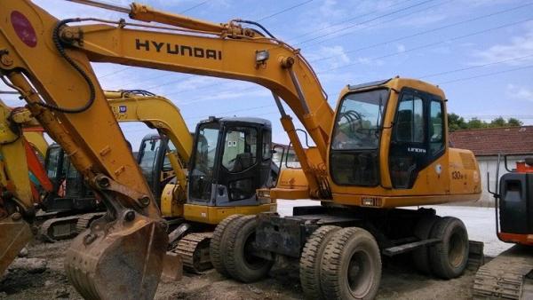 Quality Used Hyundai Wheel Excavator HYUNDAI 130-5 Wheel Excavator FOR SALE for sale