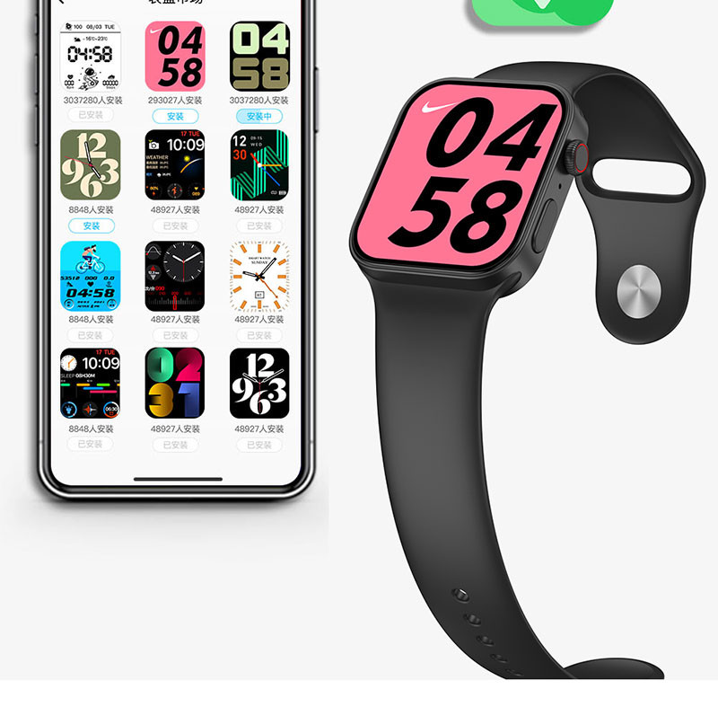 230MAH Fitbit Screen Touch Watch 4G Smart Watch Under 500 With Message Notification