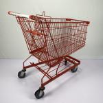 240L General store High Capacity Asian Type Steel Metal Shopping Trolley